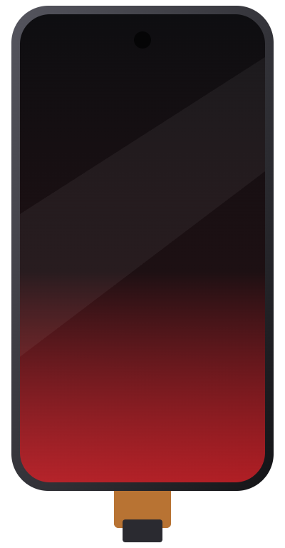 Tela de celular